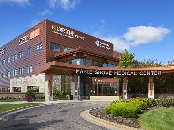 Maple Grove Medical Center Clinic Entrance